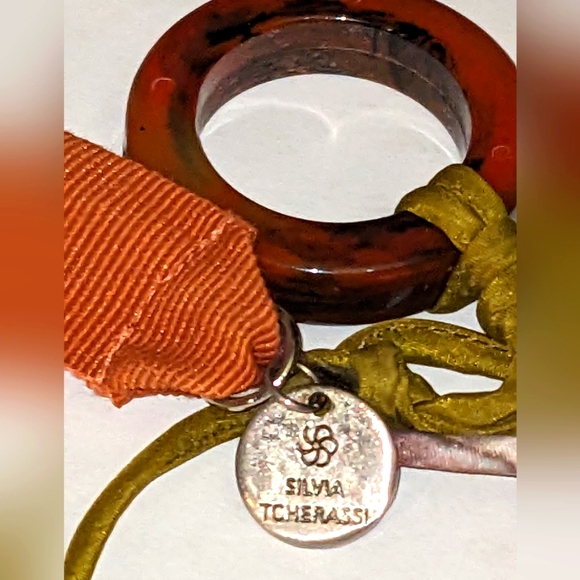 Silvia Tcherassi Rare Gemstone Couture Artisan Modern Art Necklace Avant Garde - Picture 2 of 16